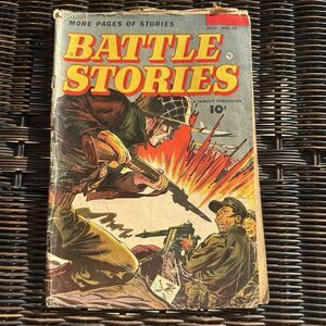 Vintage Battle Stories Comic Book‎ July No. 10